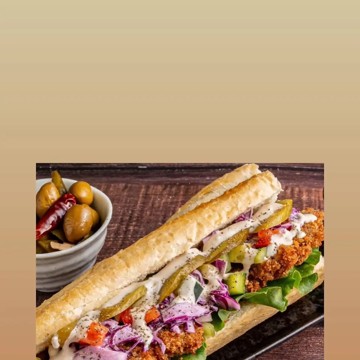 Schnitzel Baguette