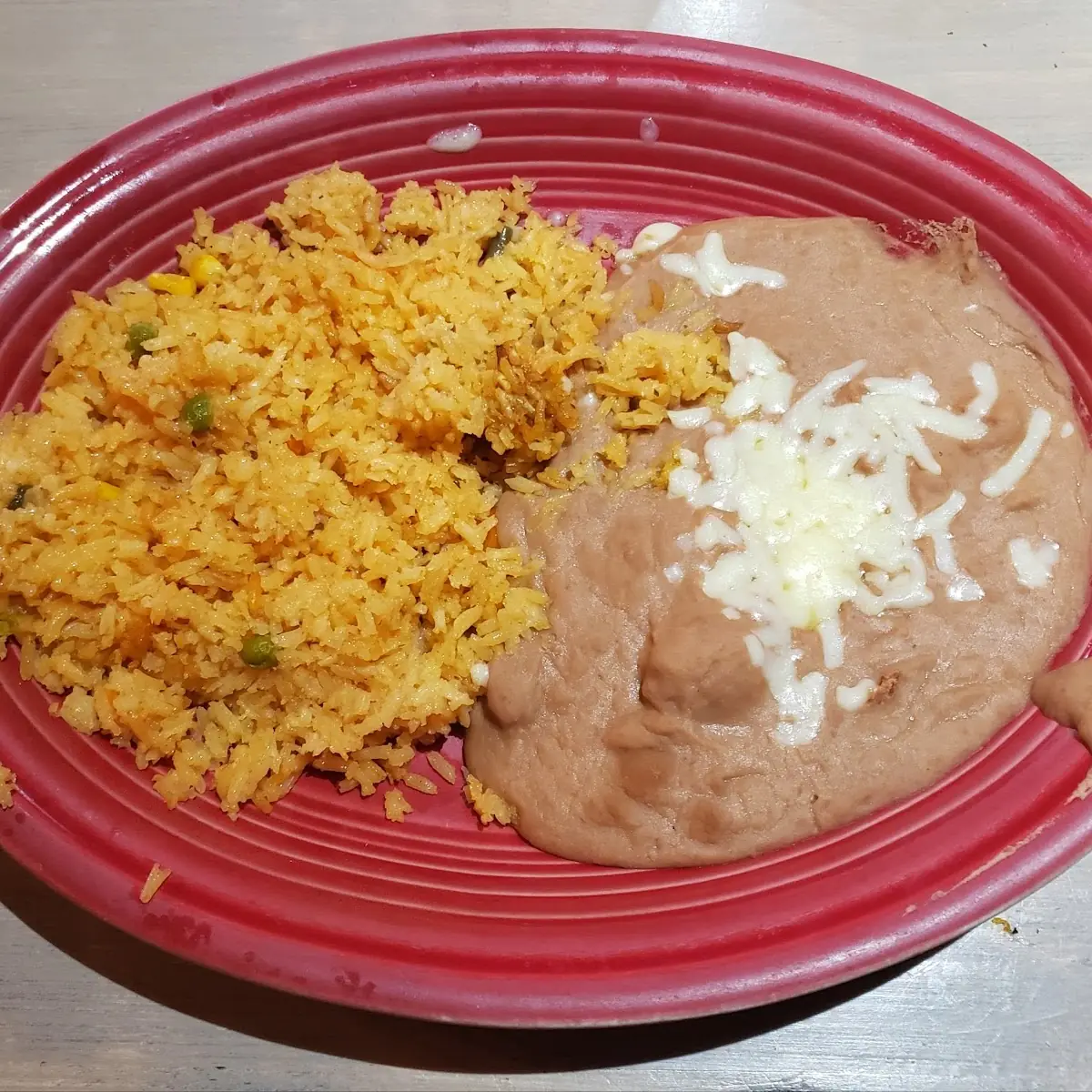 Refried Beans and Rice
