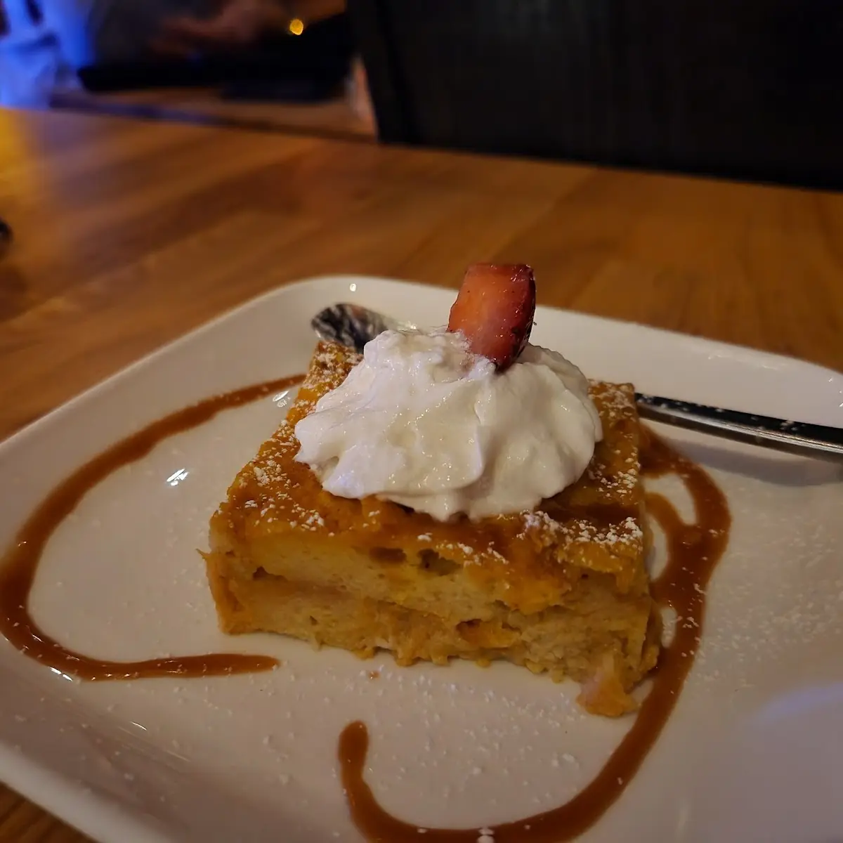 White Chocolate Bread Pudding