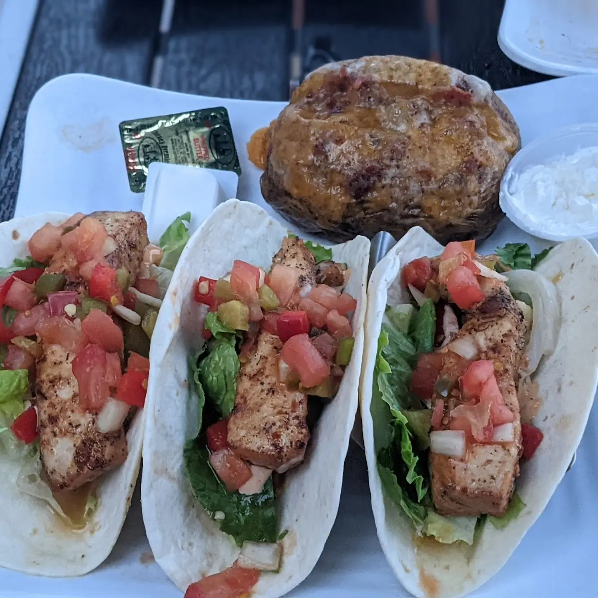 Shrimp Tacos Baja