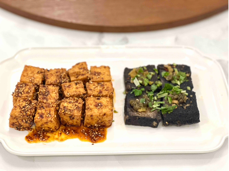Duo-Fried Tofu Platter