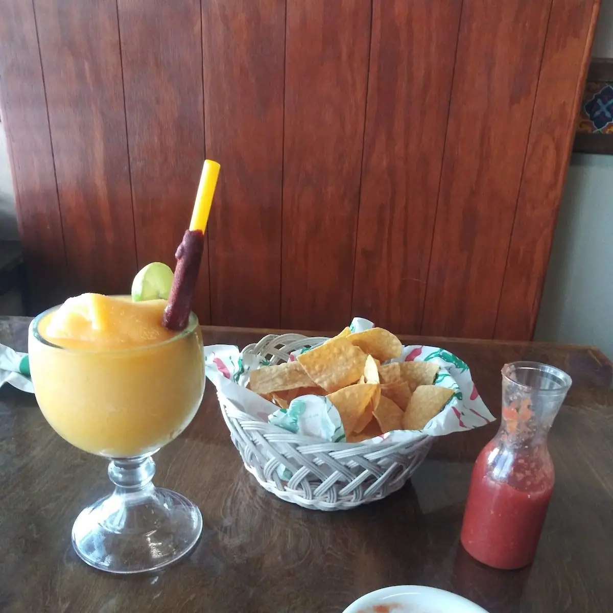 Tortilla Chips and Pico De Gallo Salsa