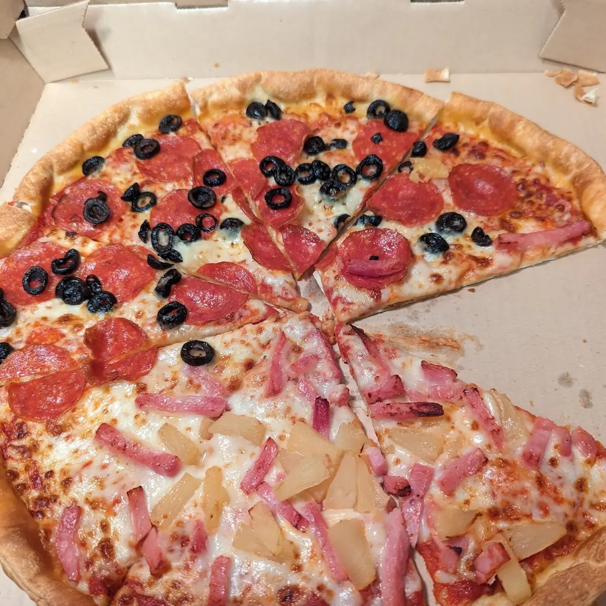 Thin Crust Half and Half