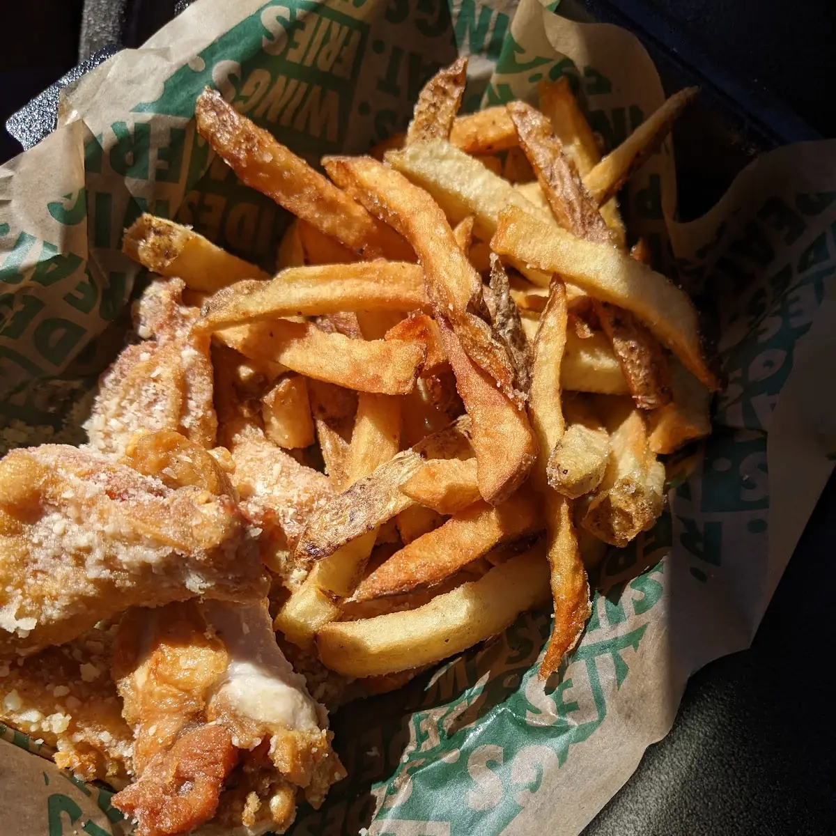 Garlic Parmesan Wings Combo
