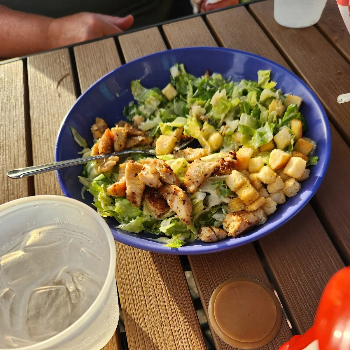 Caesar Salad with Mahi Mahi