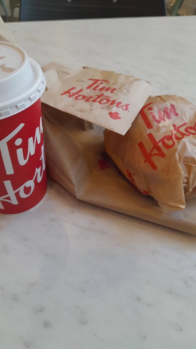 Cheese Bagel with a French Vanilla Cappuccino