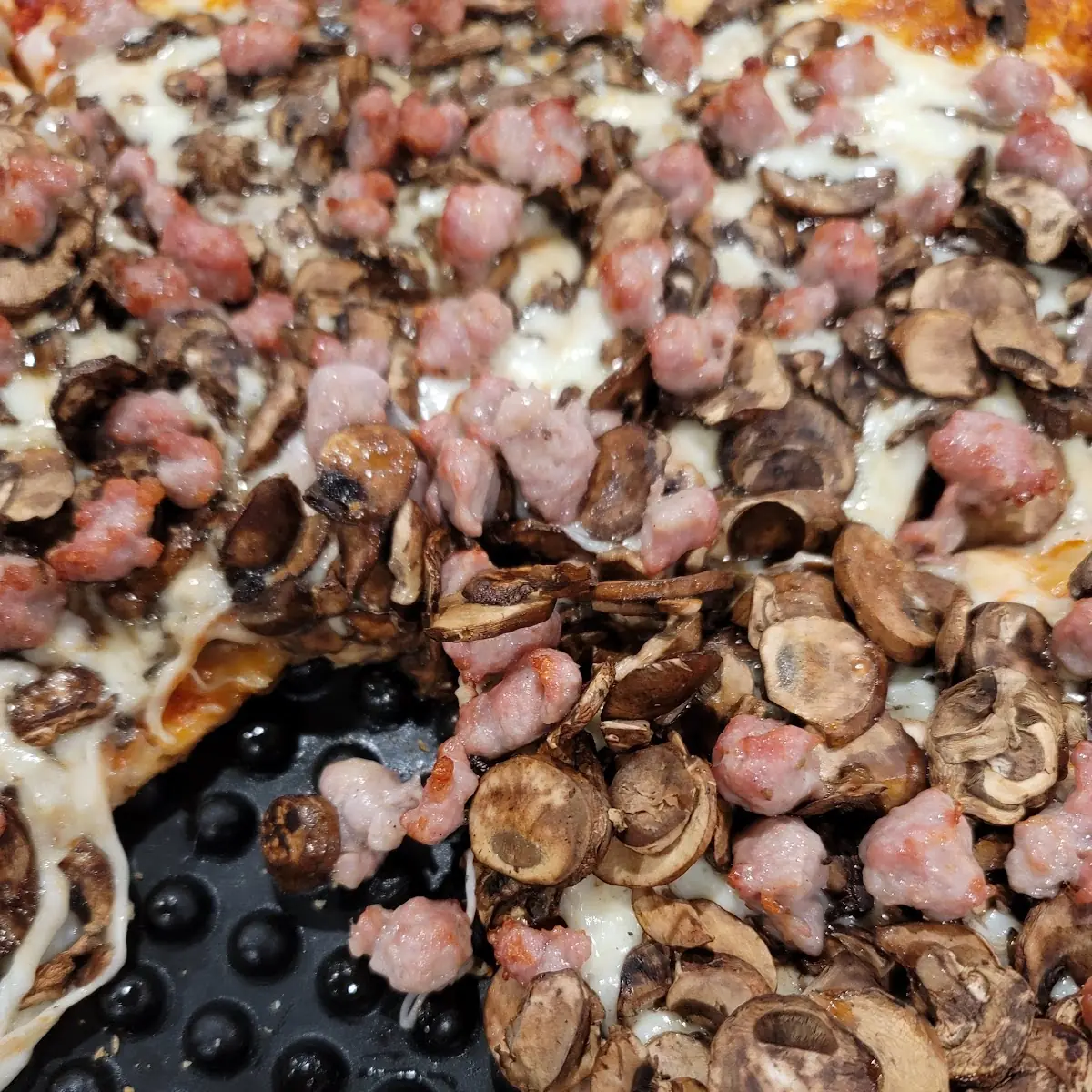 Sausage and Mushroom Pizza
