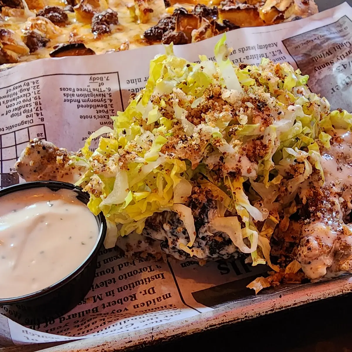 Caesar Salad Wings