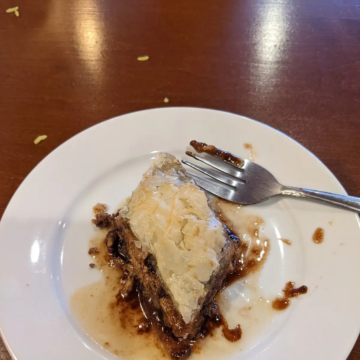 Chocolate Peanut Butter Baklava