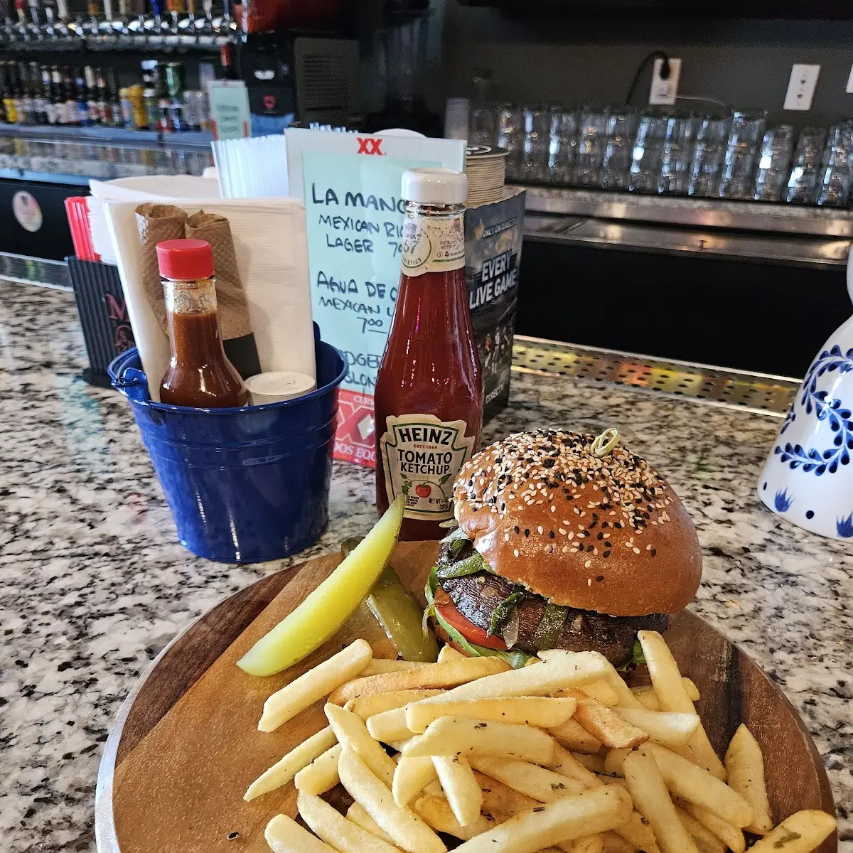 Portobello Mushroom Burger