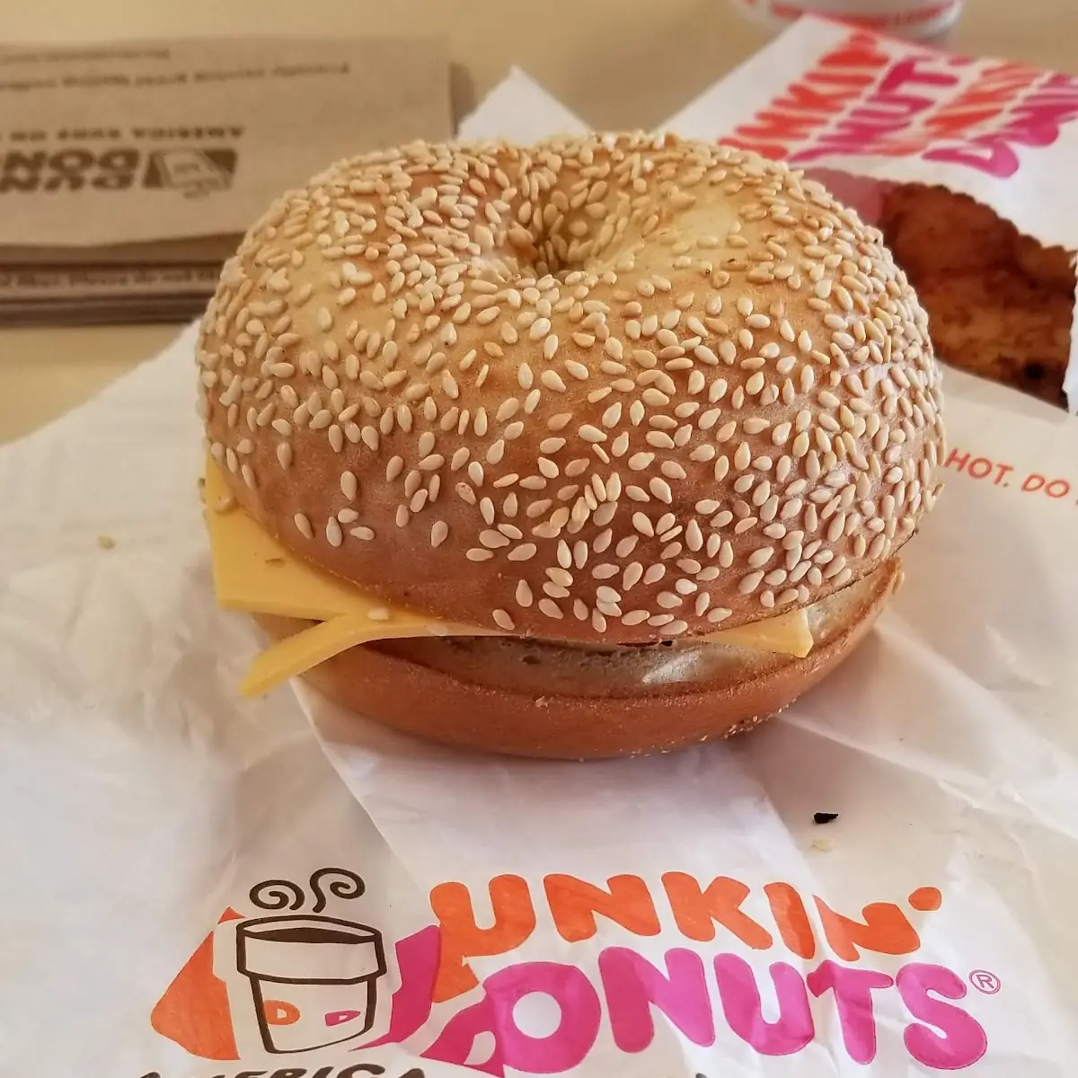 Bagel with Egg Cheese and Bacon