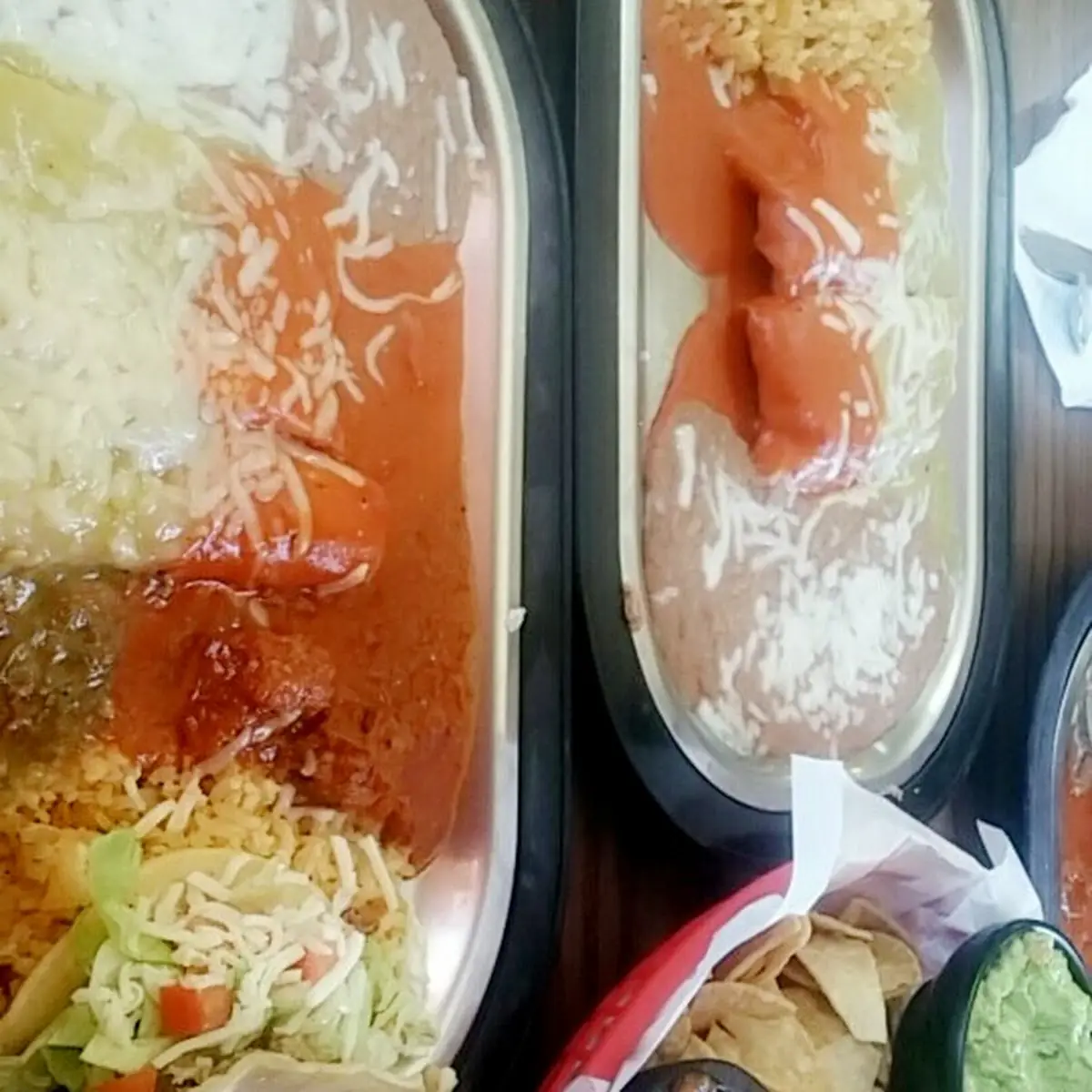 Green & Red Sauce Enchiladas