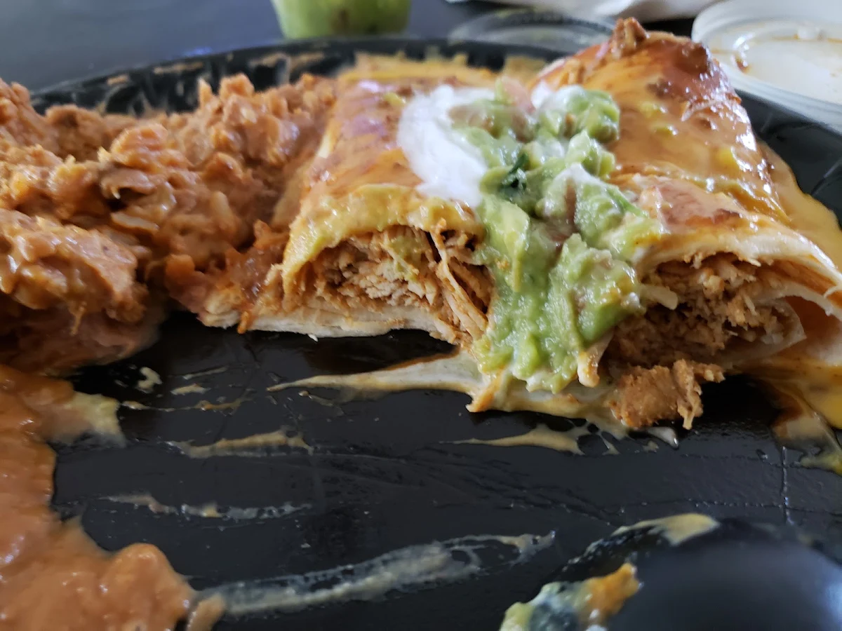 Chicken Enchilada Rice and Beans