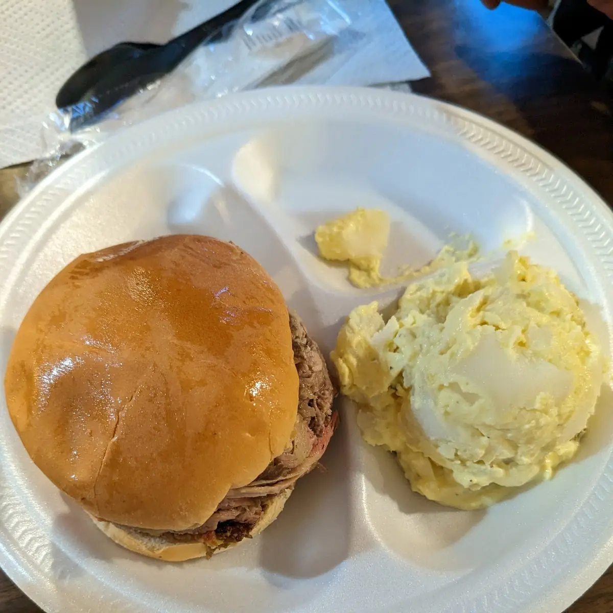 Pulled Pork Plate with Potato Salad