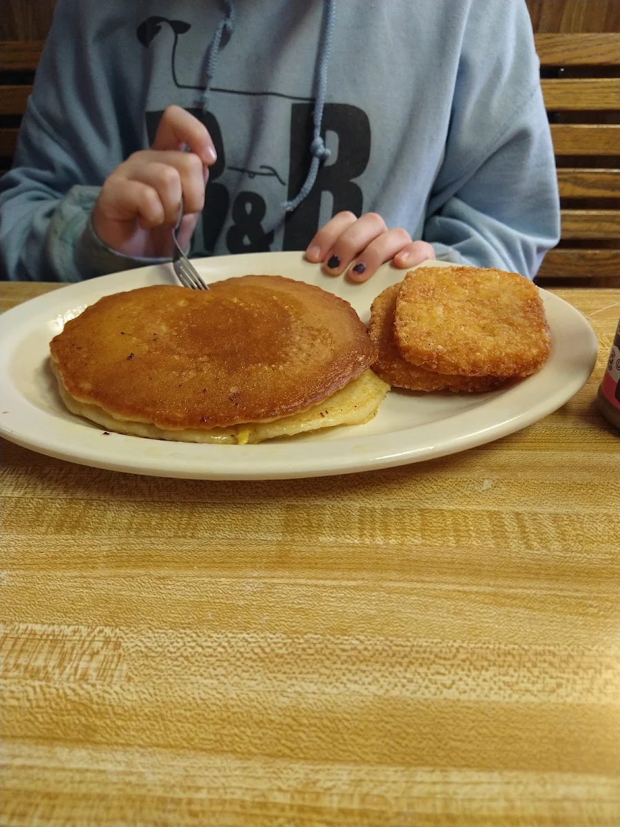 Hotcakes with Hash Browns