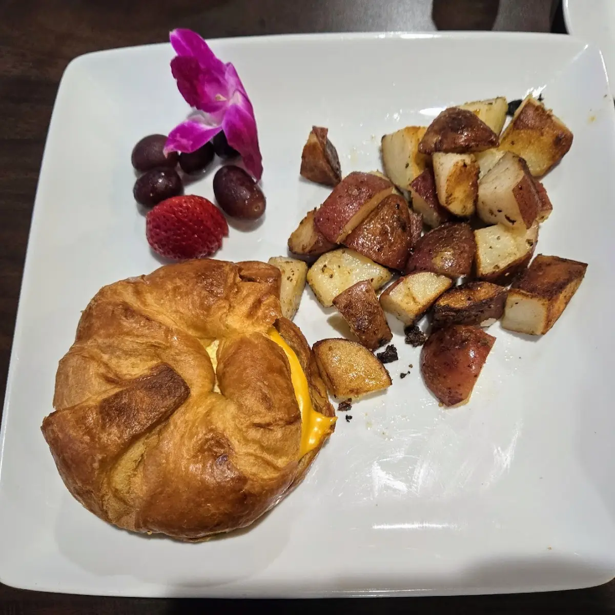 Ham Egg & Cheese Croissant