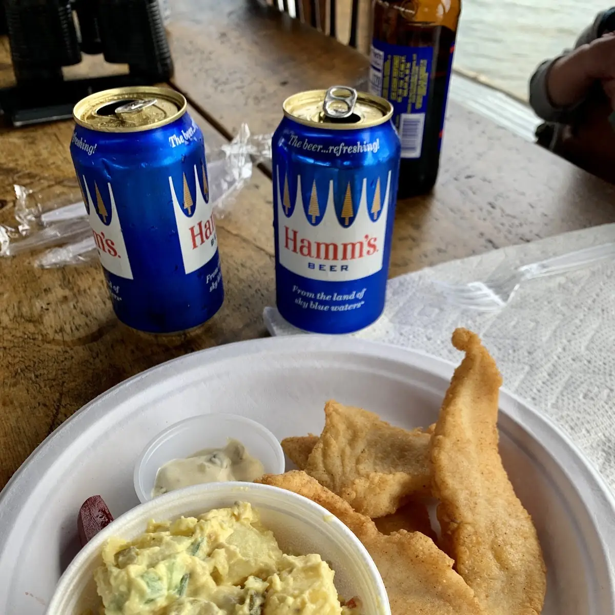 Catfish and Smoked Potato Salad
