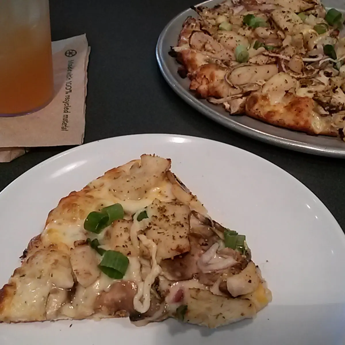 Garlic Pesto Chicken Pizza