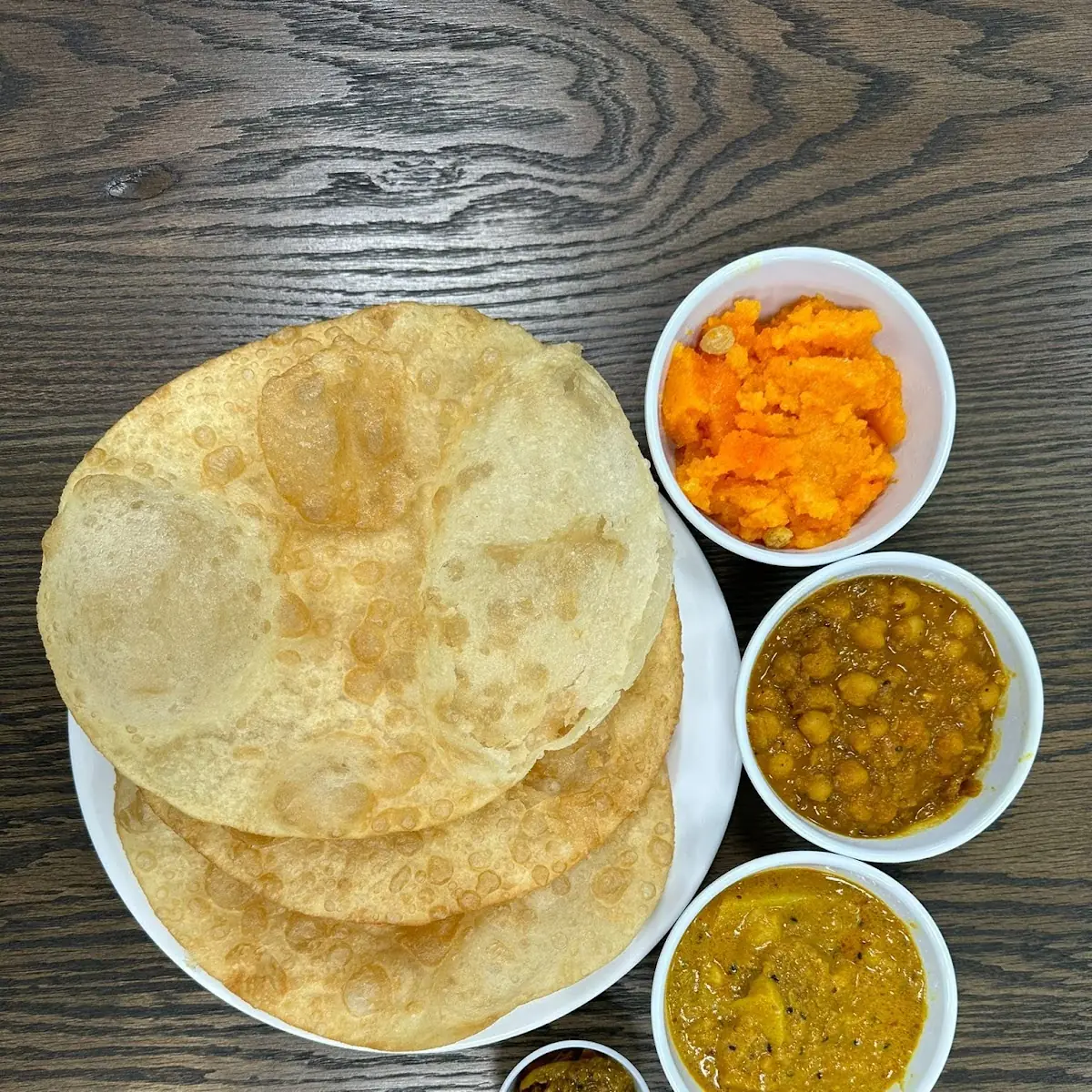 Halwa Puri Bhaji