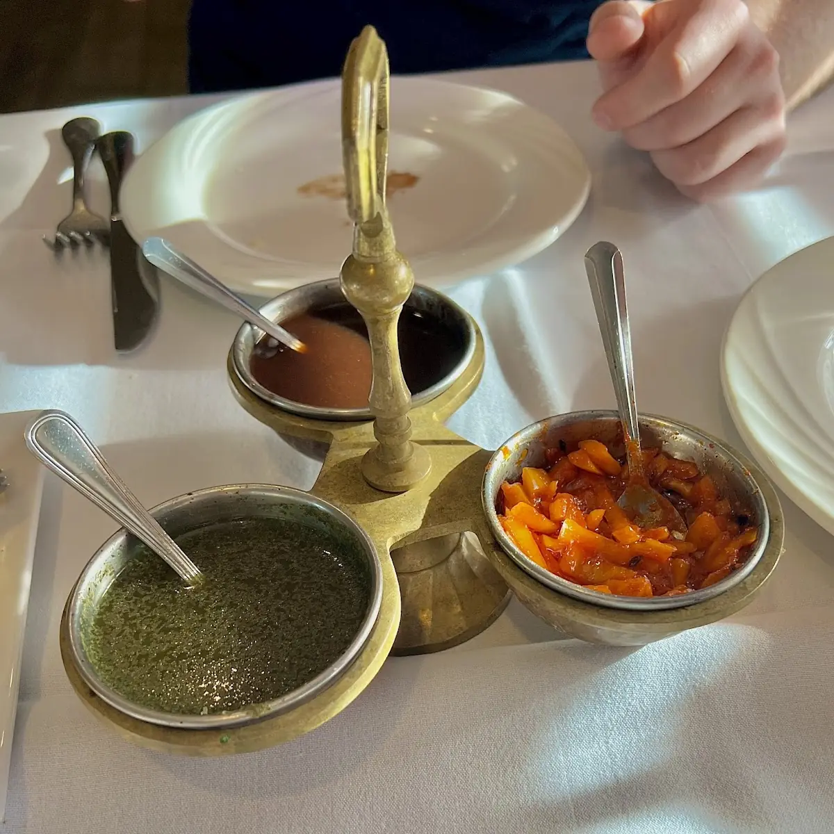 Different Sauces Served