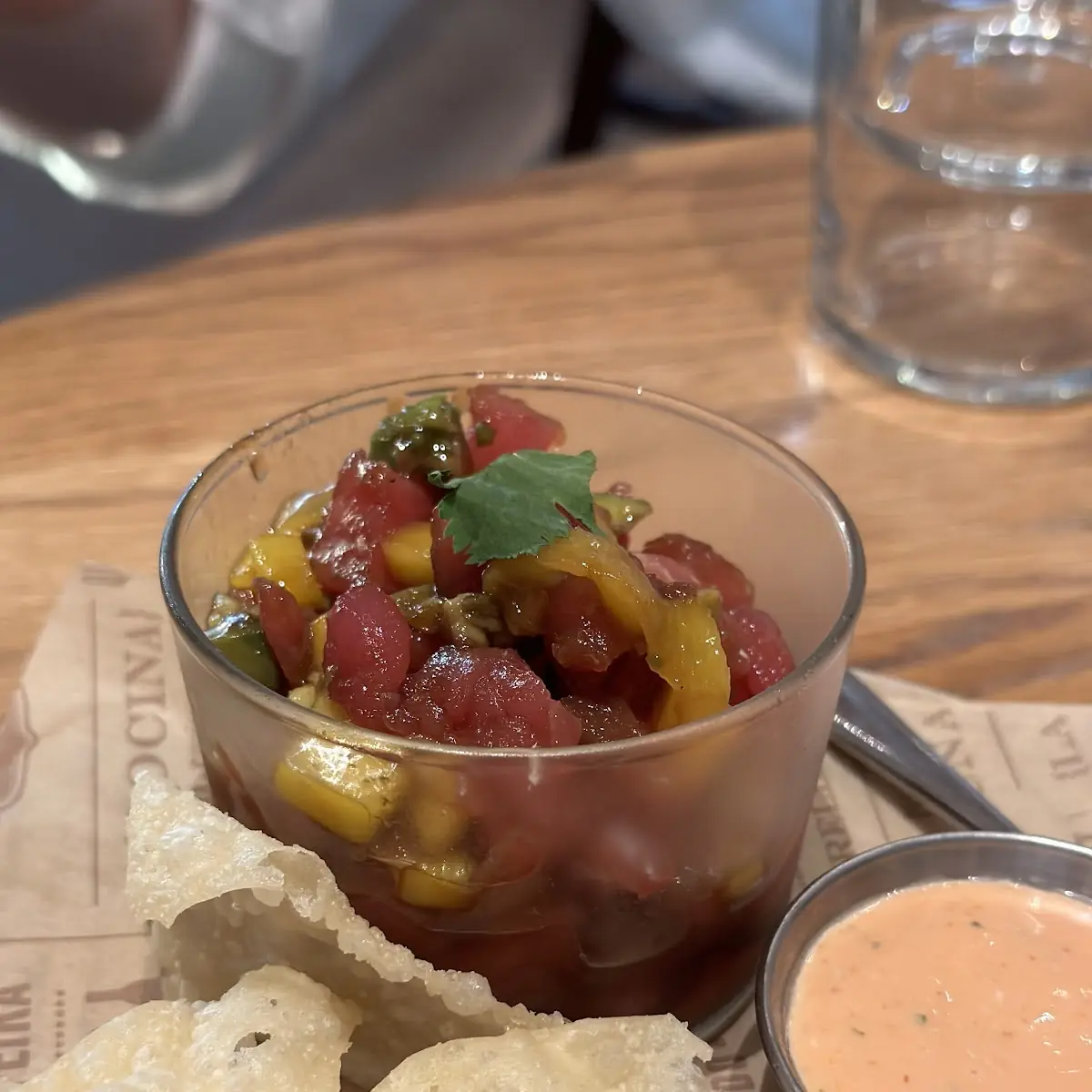 Corn Salsa with Tortilla Chips