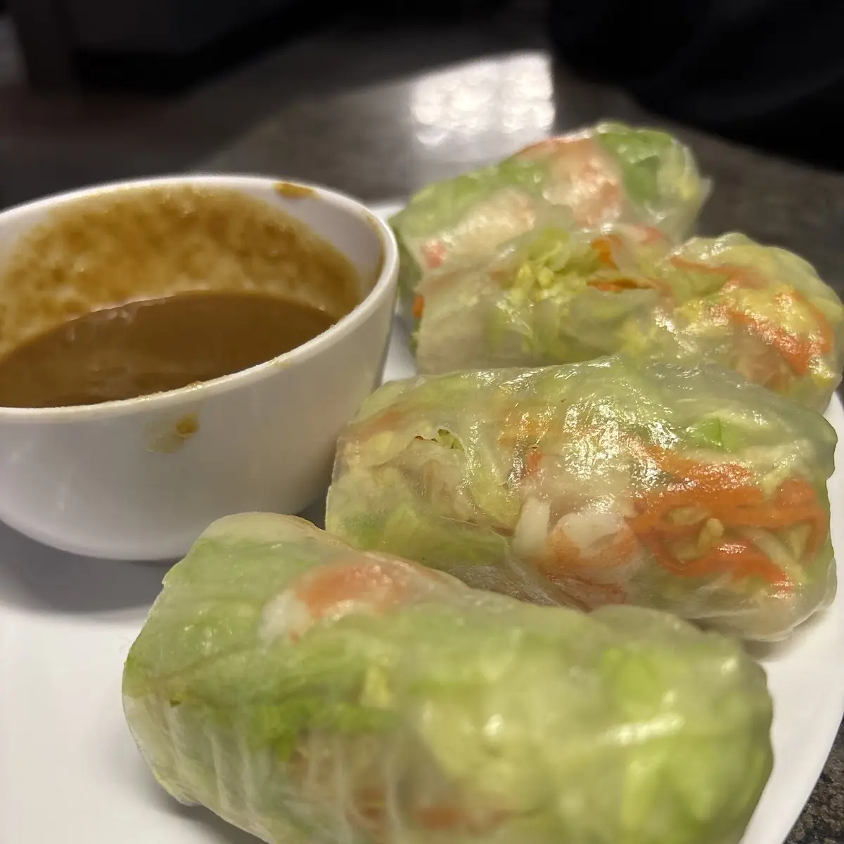 Spring Rolls 2 Rolls Shrimp & Pork Gỏi Cuốn 2 Cuốn