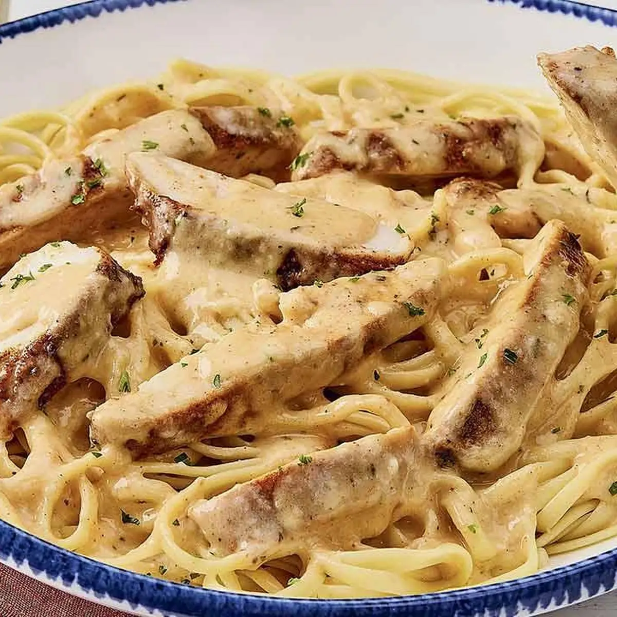 Cajun Chicken Linguini Alfredo