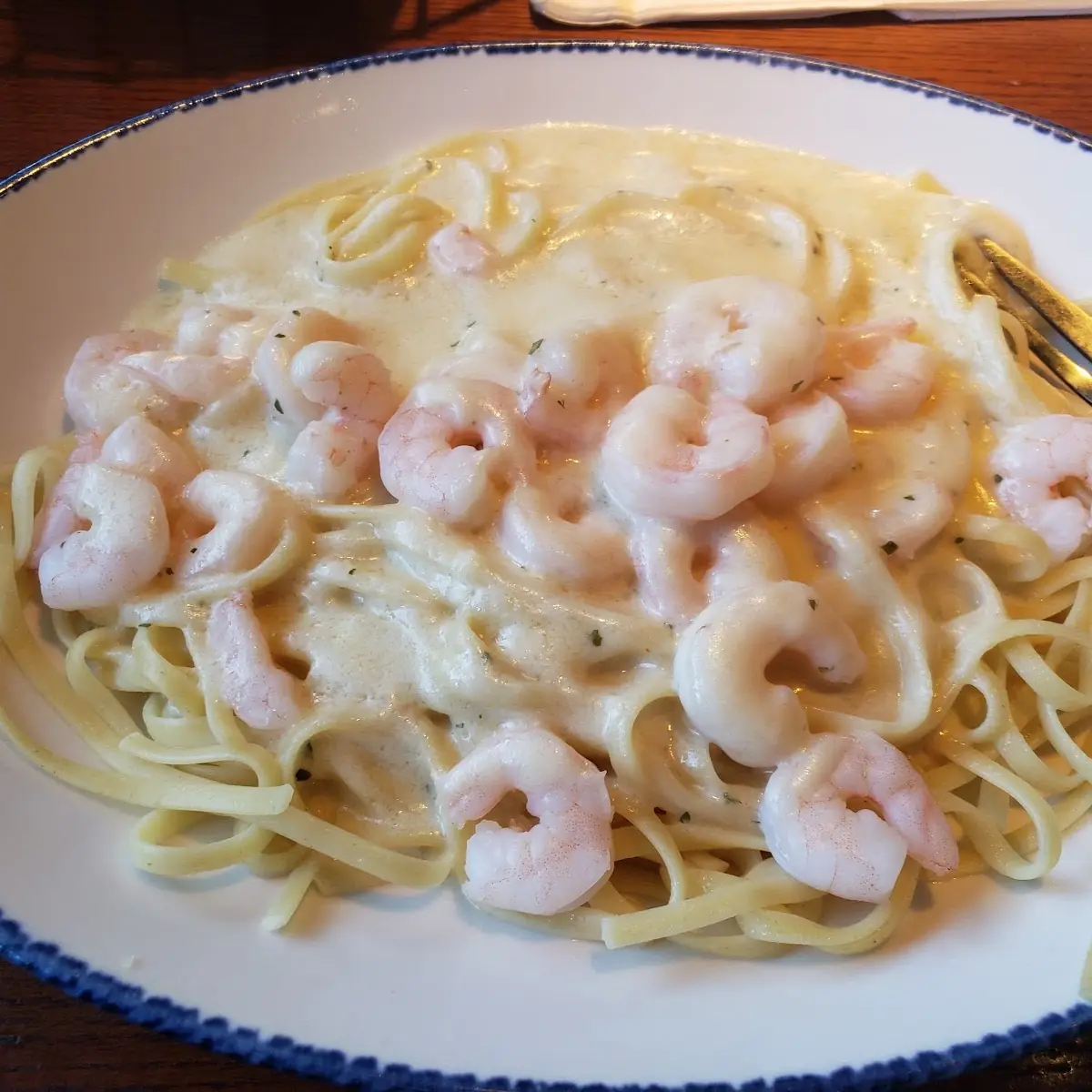 Shrimp Linguini Alfredo