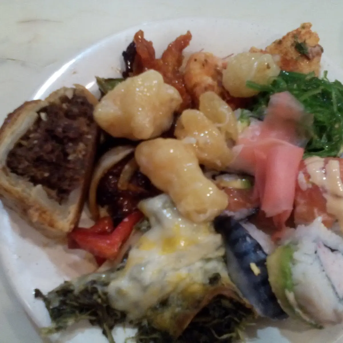 Coconut Shrimp Sushi