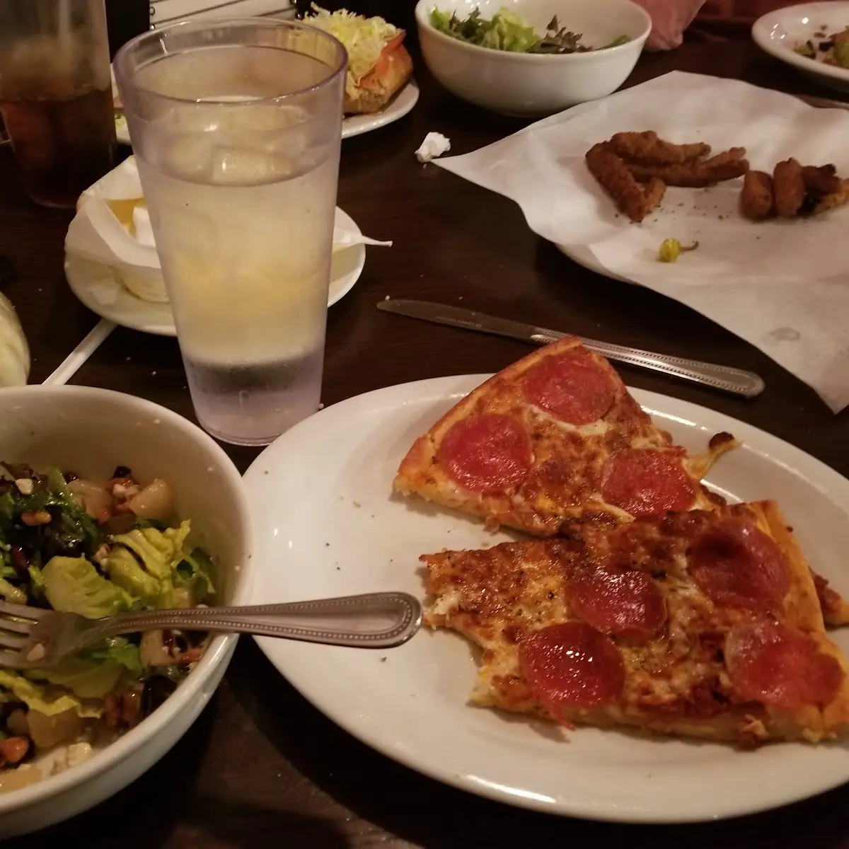 Pepperoni Pizza & Pear Salad