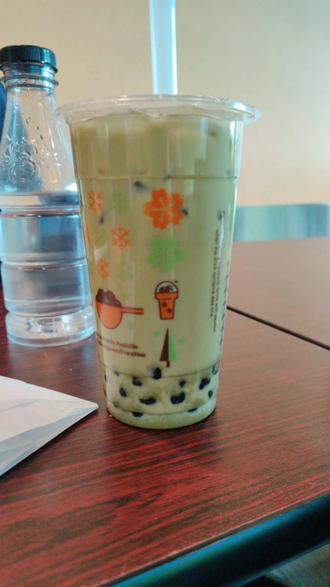 Matcha Milk Tea with Boba