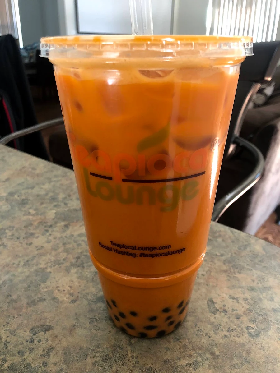 Thai Tea with Boba