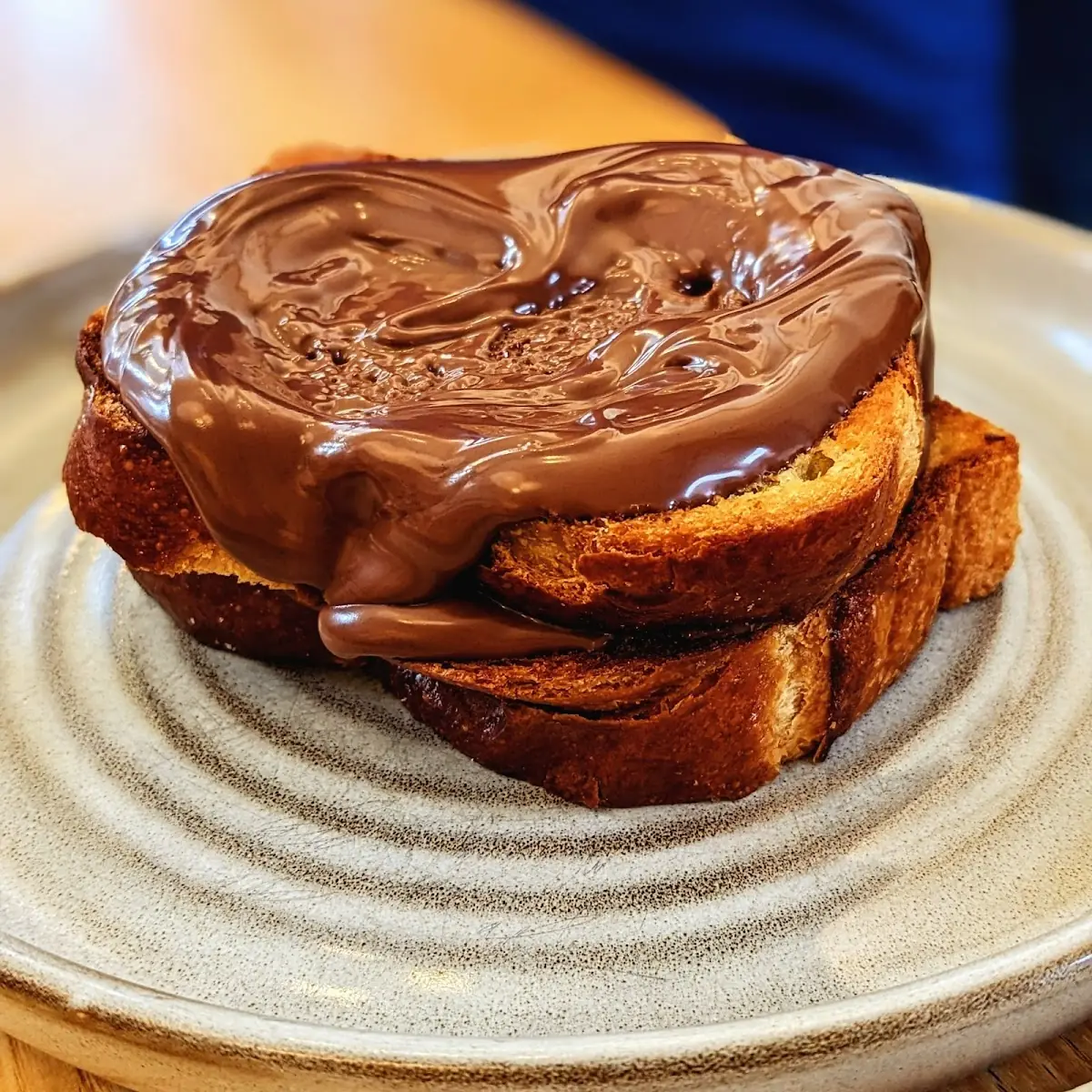Nutella on Brioche Toast