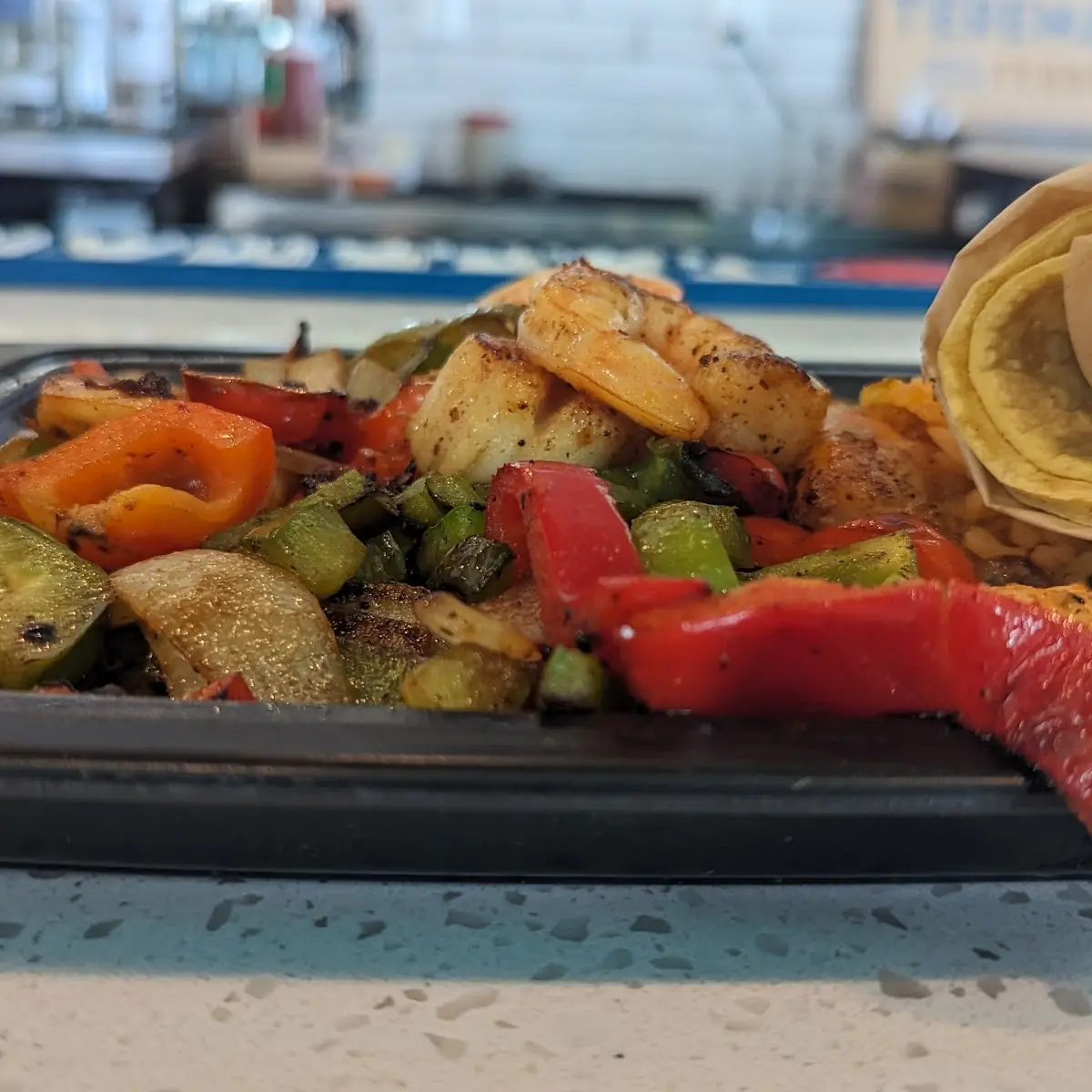 Shrimp Fajitas