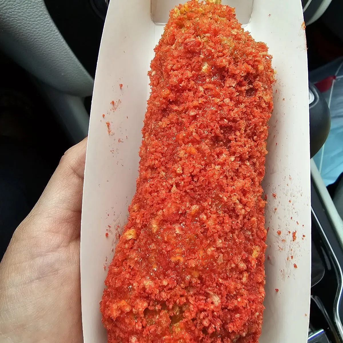 Flamin Hot Cheeto Cheese Dog