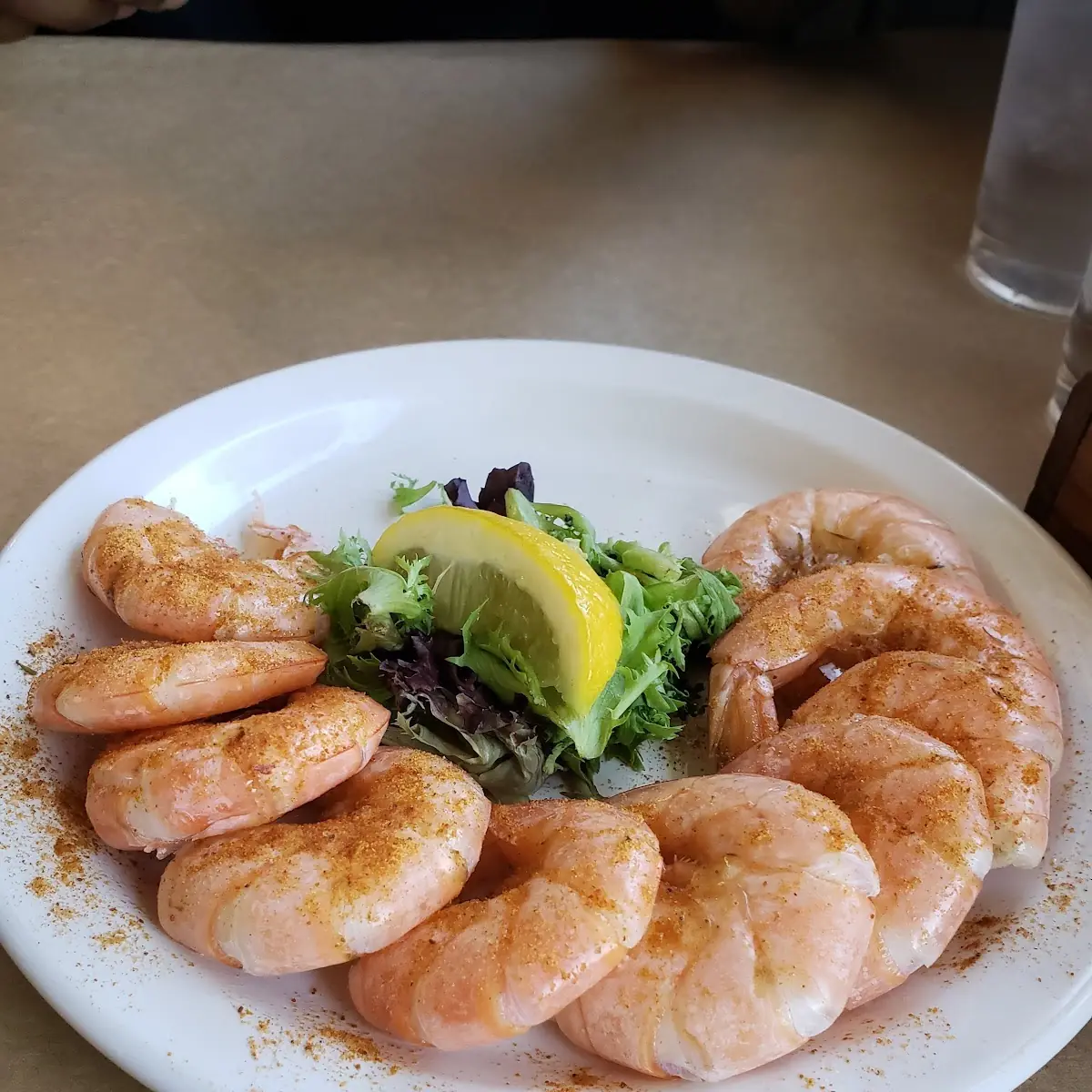 Steamed and Fried Shrimp
