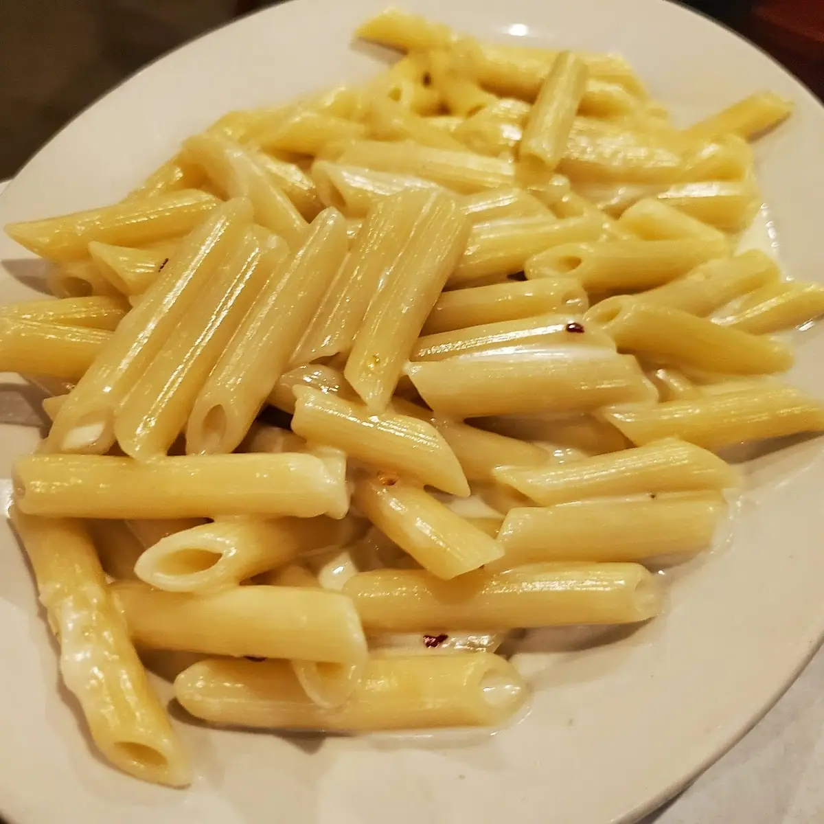 Penne Pasta with Alfredo Sauce