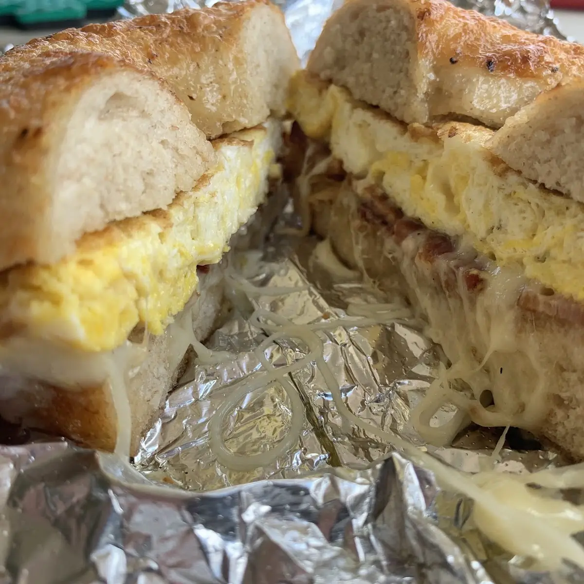 Bacon Egg and Swiss Cheese
