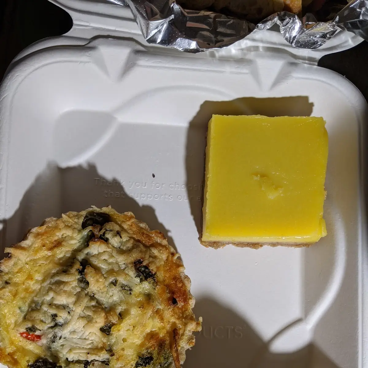 Mushroom Quiche & Key Lime Tart