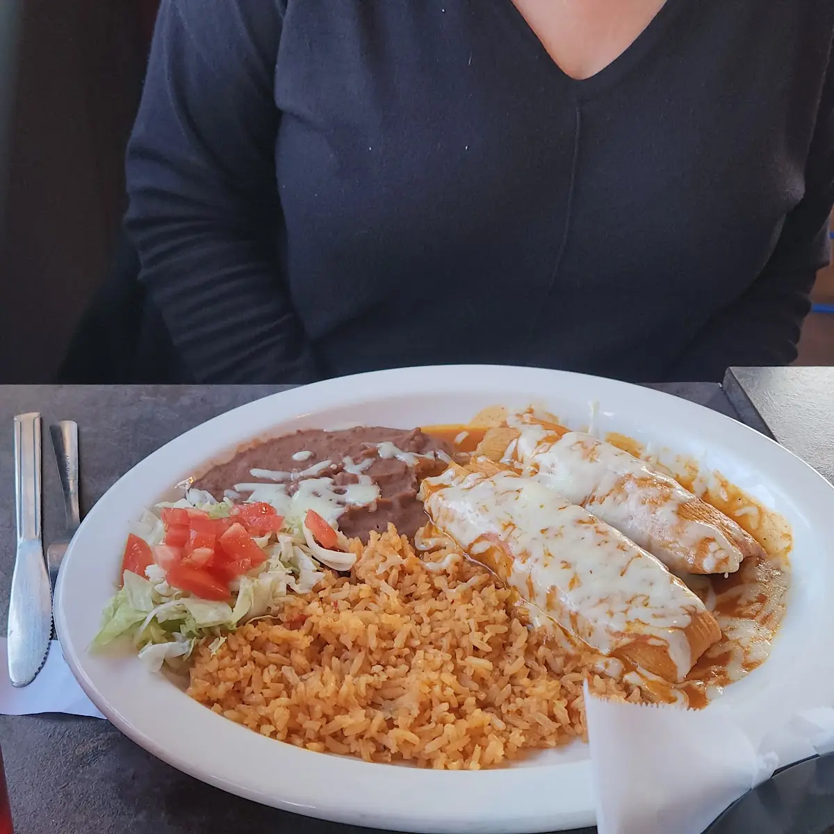 One 1 Chile Relleno & One 1 Enchilada