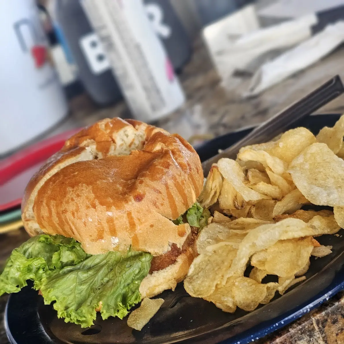 Spicy Fried Chicken Sandwich