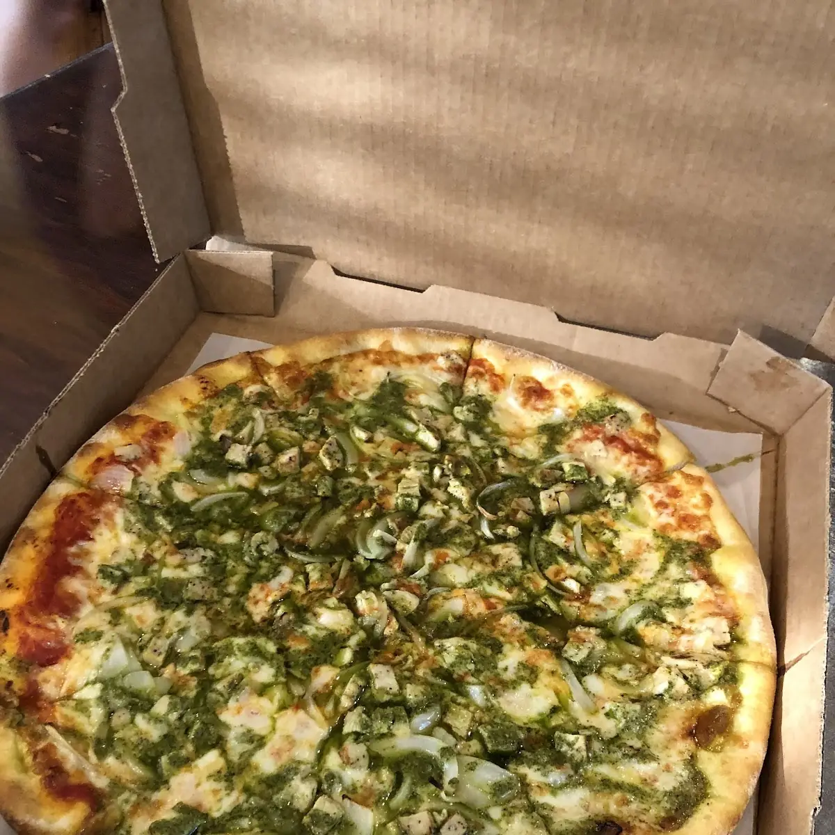 Chicken Pesto Pizza