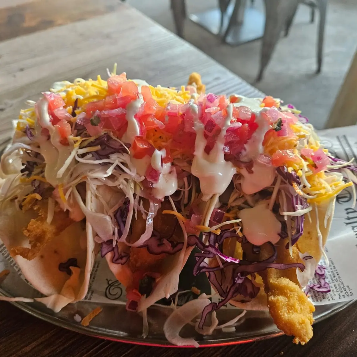 Fried Chicken Tacos