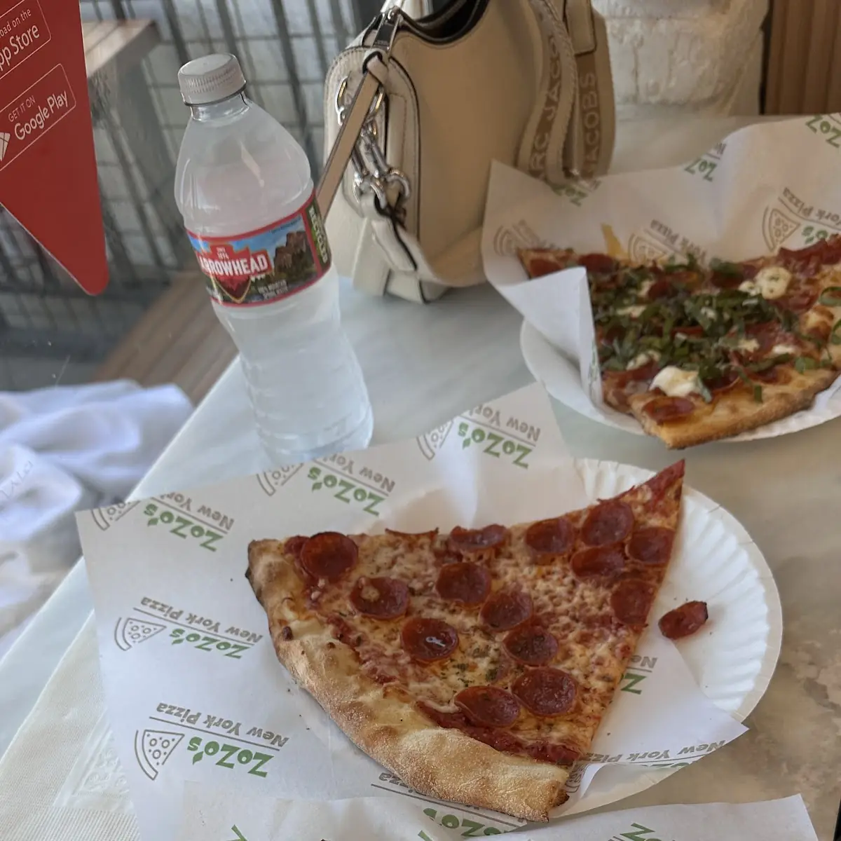New York Style Cheese Pizza Slice