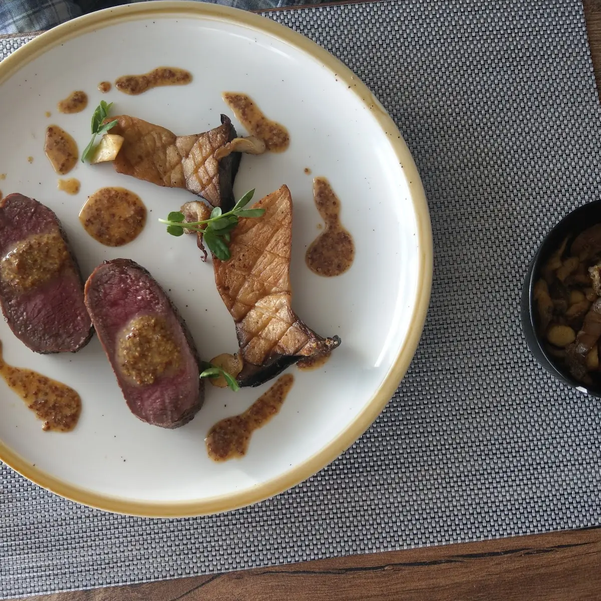 Elk Curry with Mushroom Risotto