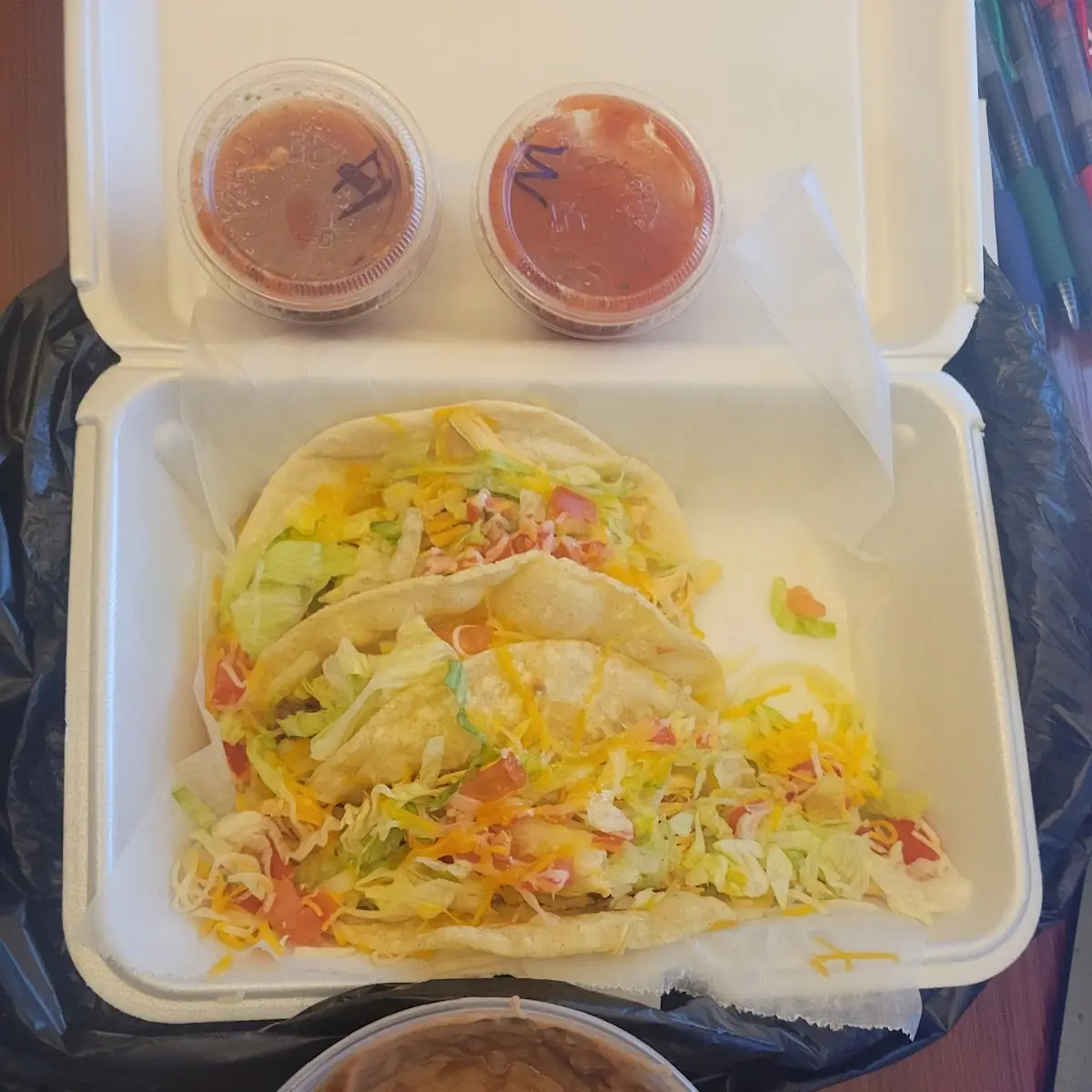 Chicken Taco and Beef Taco
