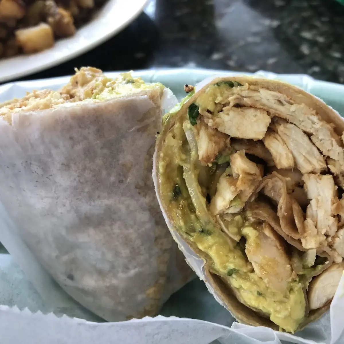 Avocado Chicken Wrap