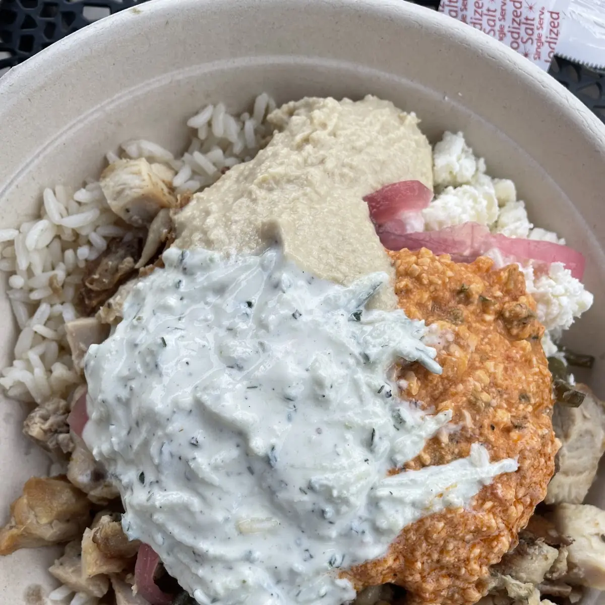 Grilled Chicken Gyro Pan