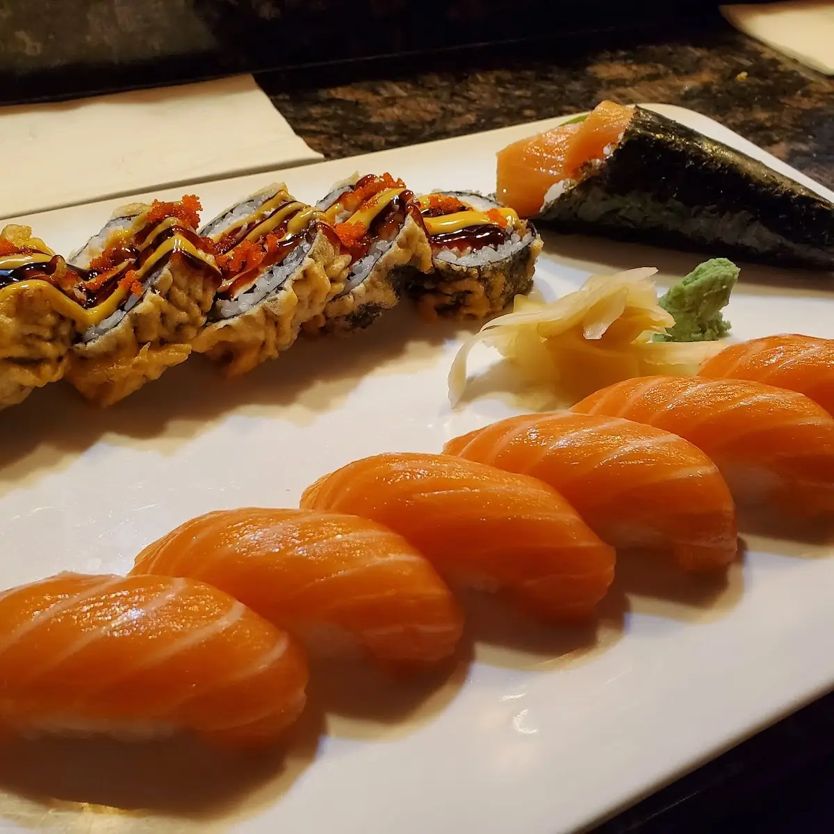 Godzilla and Philadelphia Hand Roll