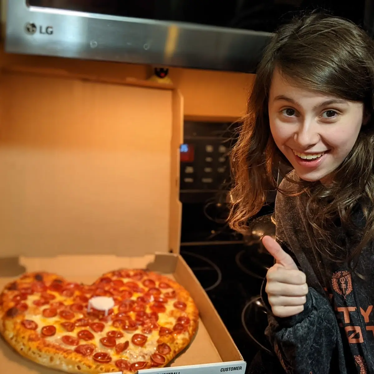 Heart Shaped Pizza
